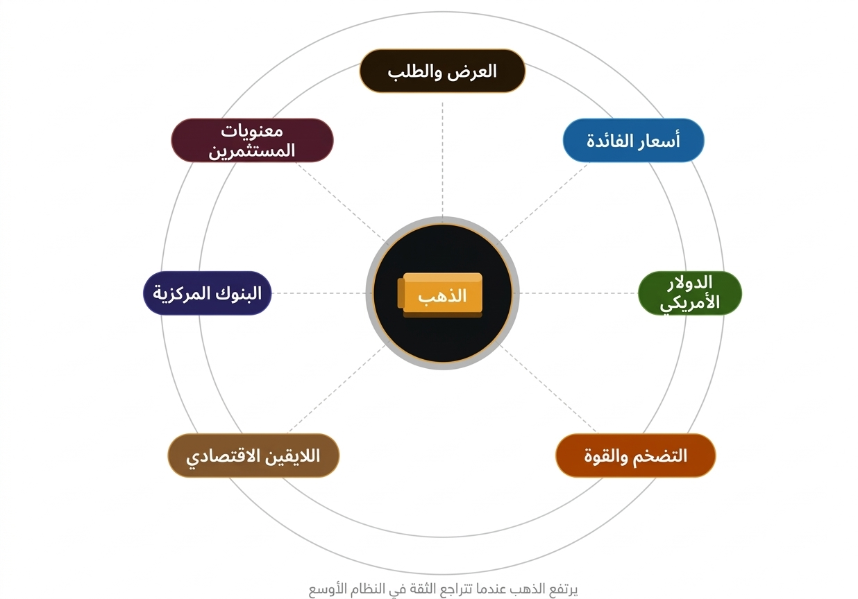 أبرز محركات أسعار الذهب