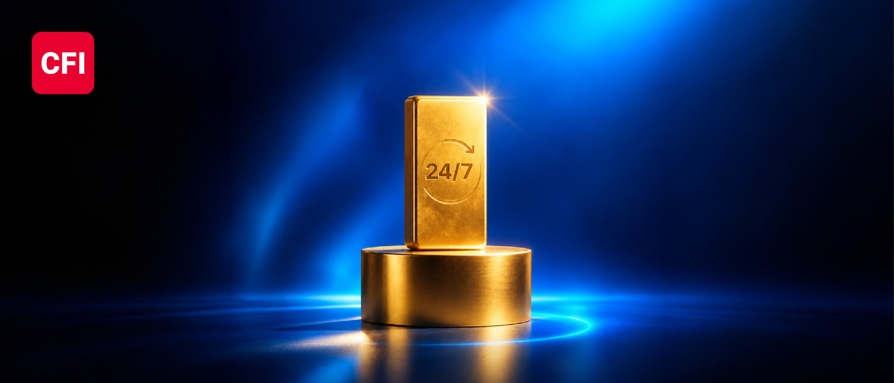 CFI تطلق تداول أداة الذهب 24/7 وتوسّع خيارات التداول المتاحة لعملائها